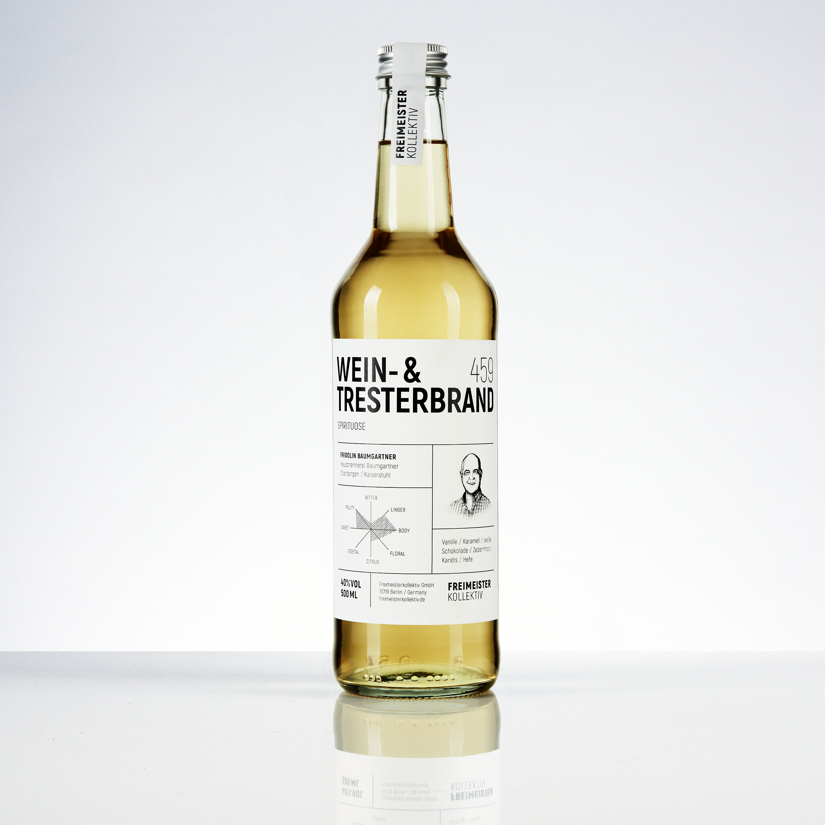 Freimeister 459 Wein & Tresterbrand 0,5