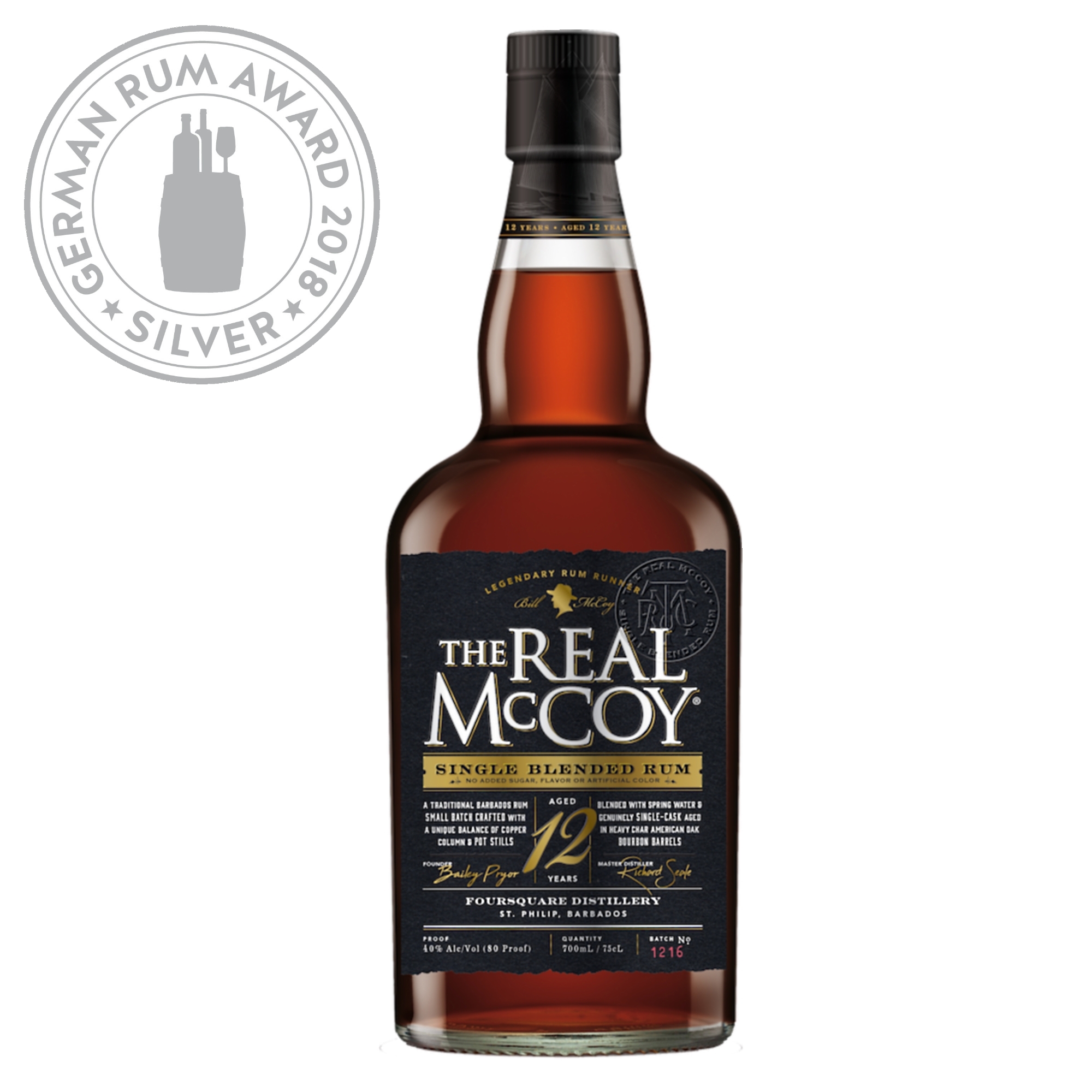 Real McCoy Rum 12 YO 0,7
