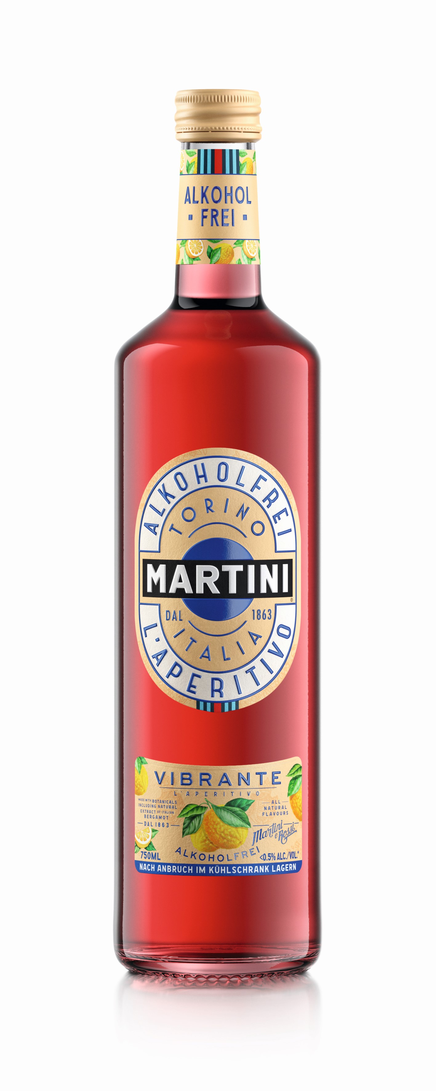 Martini Vibrante - Aperitivo alkoholfrei  0,75