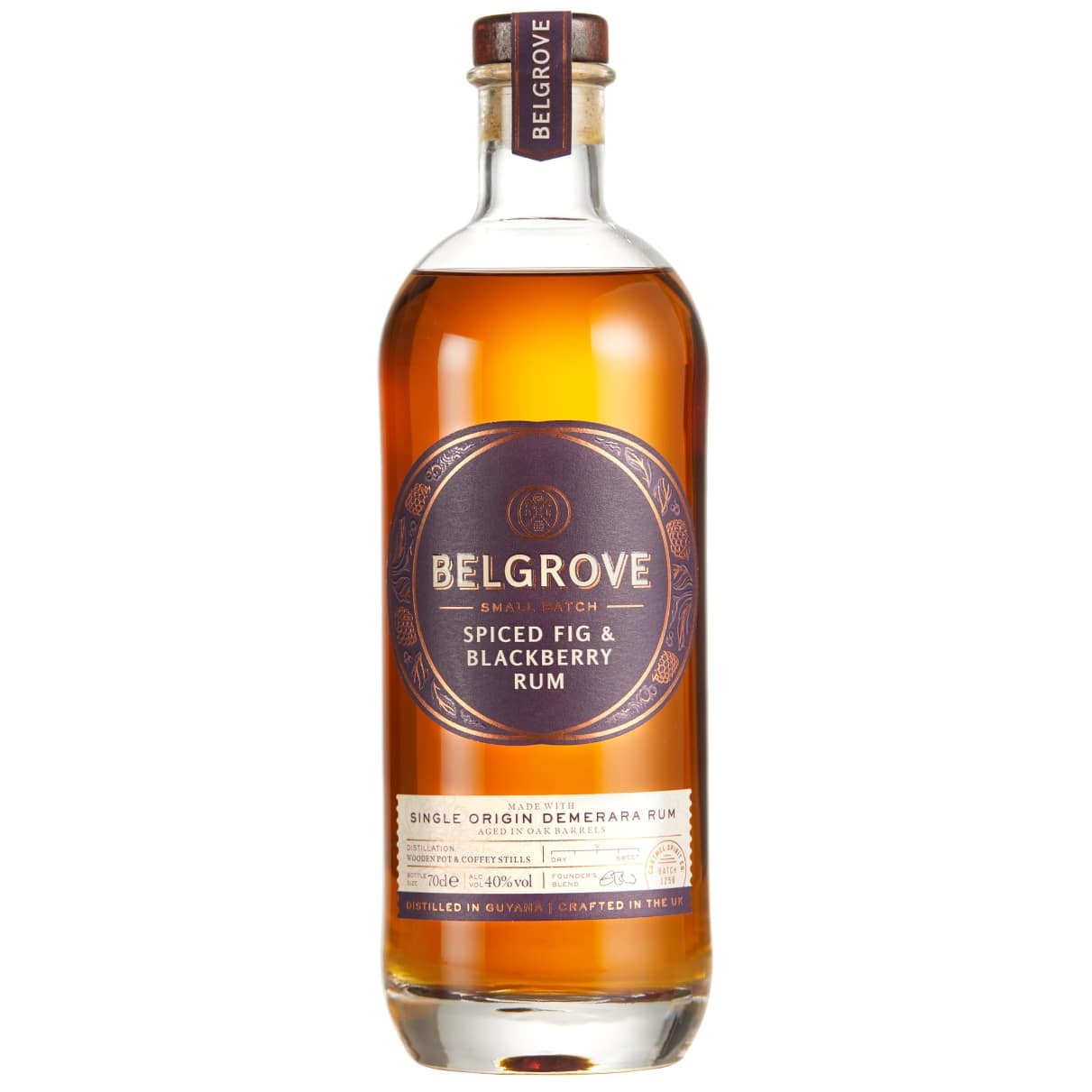 Belgrove Spiced Fig & Blackberry Rum 0,7