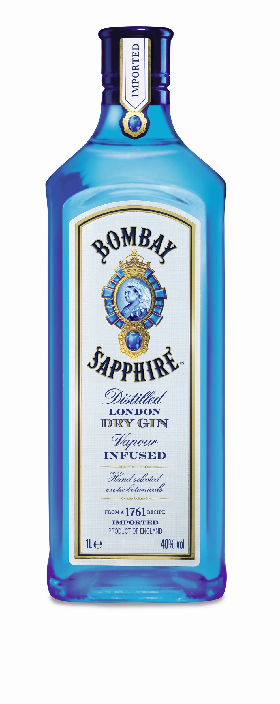 Bombay Sapphire Gin 40% 1,0