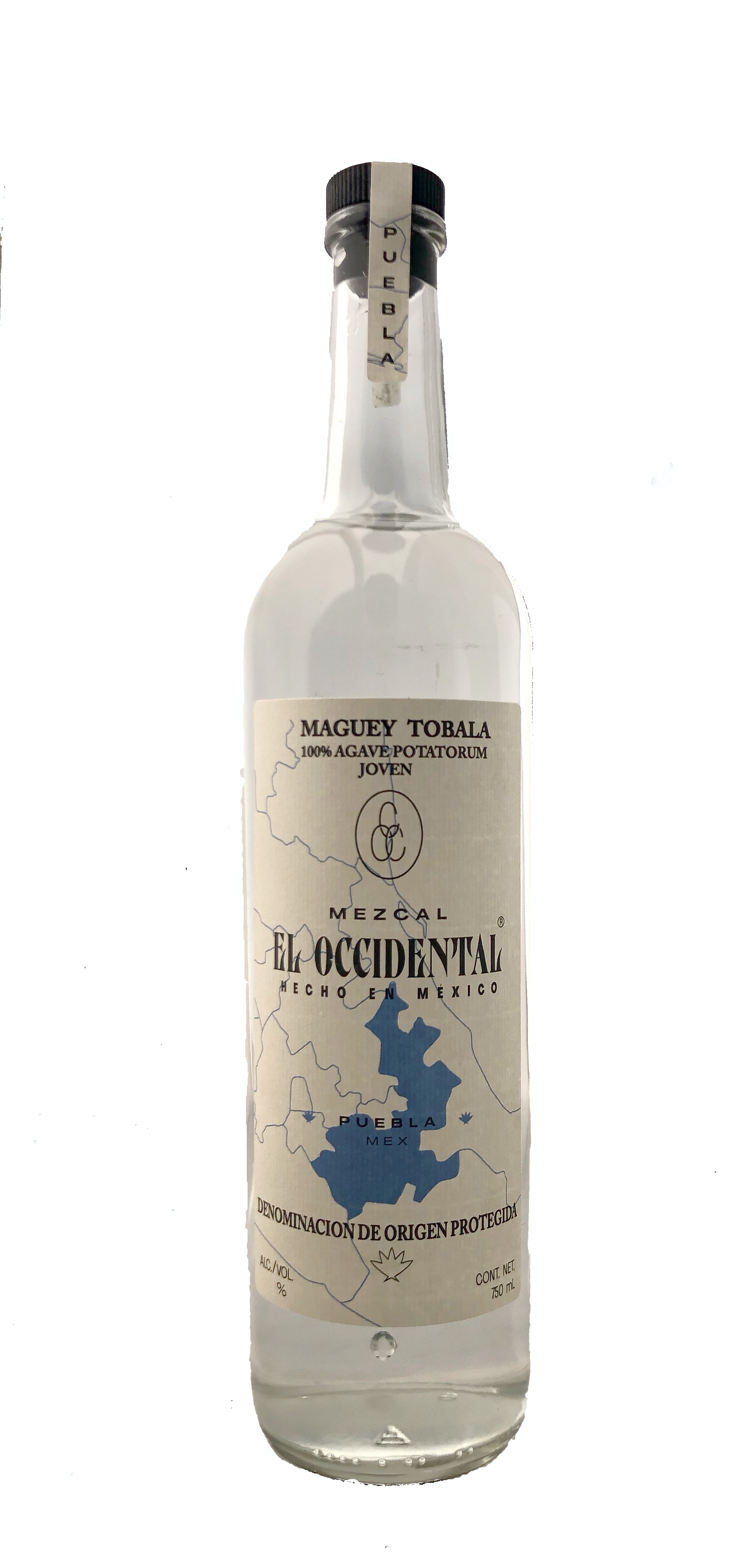 Mezcal El Occidental Puebla 0,7