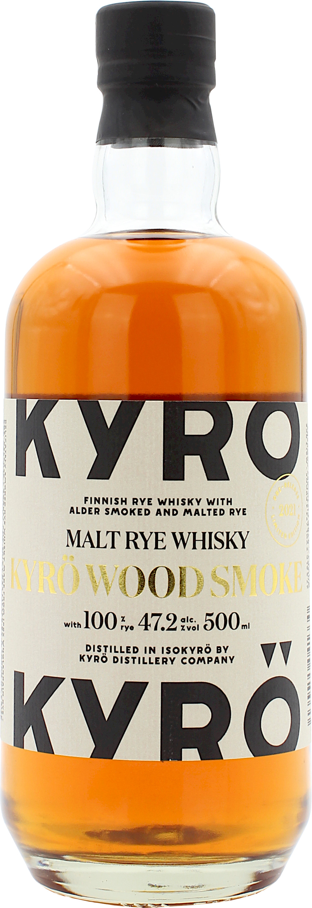 Kyrö Wood Smoke Rye Whisky 0,5