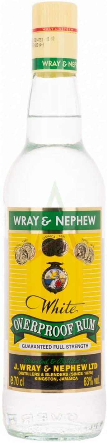 Wray & Nephew's Overproof Rum 63% 0,7