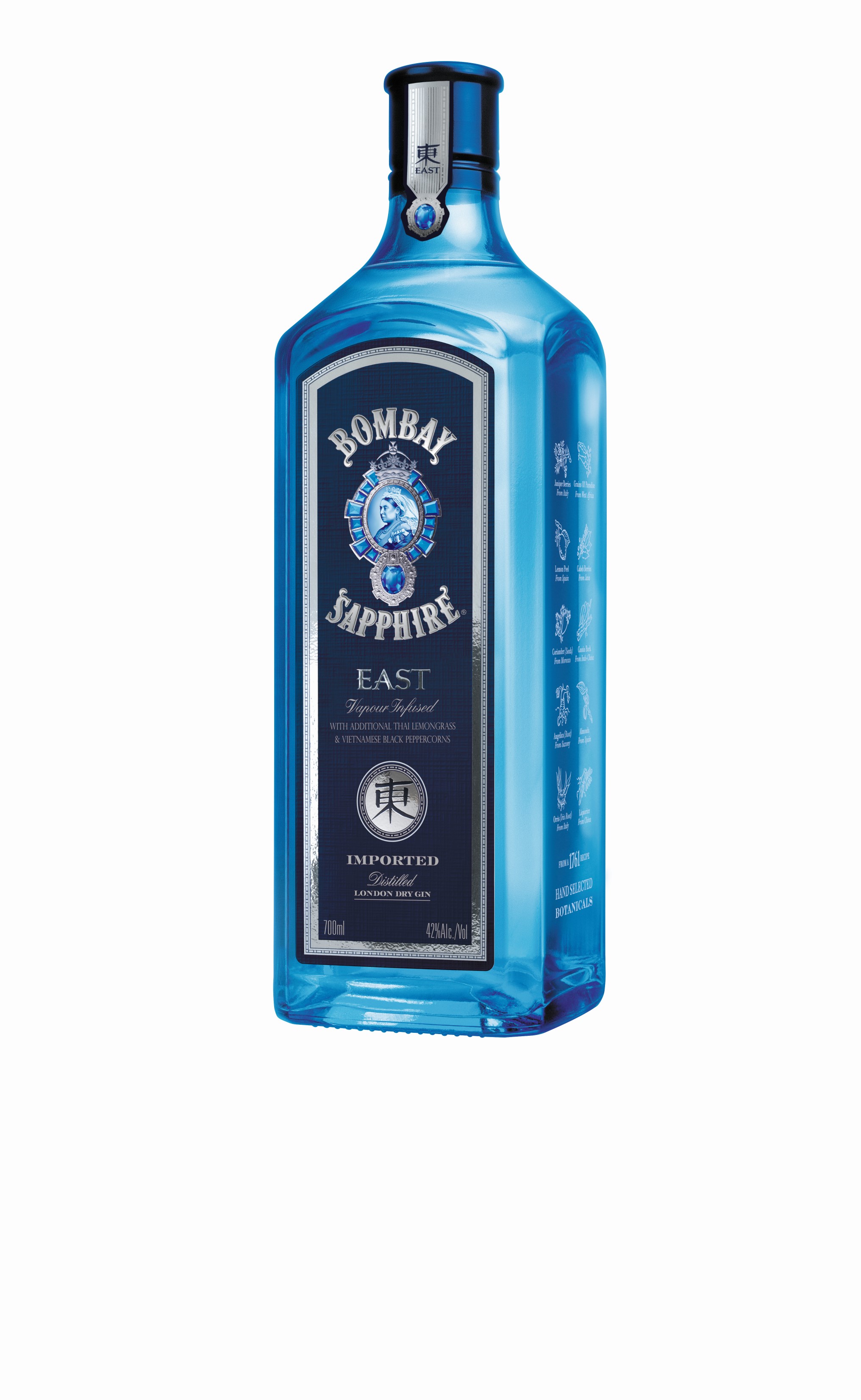 Bombay Sapphire East Dry Gin 42% 0,7